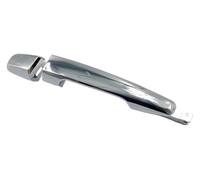 LSDSAAZA Sliding Exterior Handle for Mitsubisih L200 for Triton 2005-2014 Car Sliding Exterior Handle Side Loading Door Repair Outer Chrome(Rear Left)