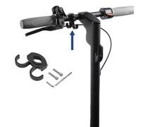 LSDWEHN Universal E-Scooter Hooks Portable Double Metal Helmet Rack compatible with Xiao-mi M365 Pro Mi3 Mi4 compatible with Nine-bot Max G30 Simple Hanger Hooks(Black)