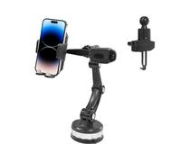 LSENG Upgraded 3-in-1 Car Holder Mount Powerful Suction Phone Mount for Car Dashboard Air Vent Windshield,for All iPhone Android Phone Walkie Talkie Black