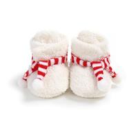 LSFYSZD Infant Halloween Christmas Booties Pumpkin furry Fleece Slippers Soft Newborn Winter Warm Fleece Slippers Snow Boots