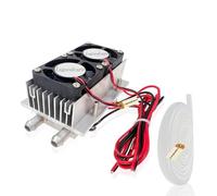 Lsgoodcare 12V Thermoelectric Peltier Cooler Heatsink System, TEC1-12706 2 Chip Peltier Semiconductor Cooling Kit, DIY Mini Air Conditioner and Refrigerator Device + Water Cooling Tube