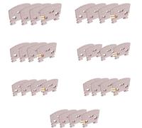 Lsgoodcare 28pcs Size 4/4 3/4 1/4 1/16 1/2 1/10 1/8 Violin Maple Bridge Violin Parts