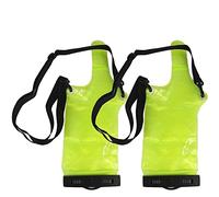 Lsgoodcare Portable Two Way Radio Waterproof Rainproof Bag Case Pouch Compatible for Motorola Kenwood Midland UV-3R UV-5R PX-888 Walkie Talkie Radio,5 Inch x 13.8 Inch, Green