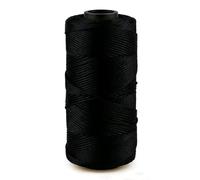 LSGZJZY 1.3mm High Strength Nylon String Line 660Ft（200m), Builders Line Brick Line Bricklaying Tool, Garden String Line for Construction Climbing Plants Outdoor DIY (black)