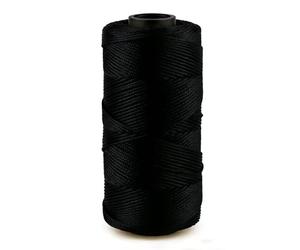 LSGZJZY 1.3mm High Strength Nylon String Line 660Ft（200m), Builders Line Brick Line Bricklaying Tool, Garden String Line for Construction Climbing Plants Outdoor DIY (black)
