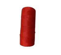 LSGZJZY High Strength Nylon String Line 2mm, 656 Ft, for Construction, Archaeology, Garden, Climbing Plant, Tie Floristry, Fishing, Wrapping, Camping and Outdoor Survival, Black (red)