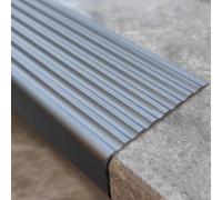 LShaped Aluminum Alloy Stair Treads & Tile Edge TrimMetal Edging Strip for Step Protection AntiSlip Safety Durable Floor Guard Ideal for Home & Commercial Use