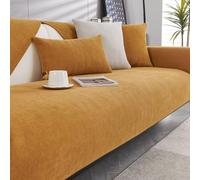 LShaped Sofa Cover NonSlip Pet Protector 90x240cm for 1/2/3/4 Seater Durable Furniture Shield Brown Color Perfect Home Décor Accessory