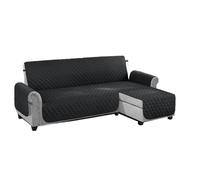 LShaped Sofa Cover Reversible Sectional Couch Protector NonSlip Furniture Slipcover Durable Black Sofa Protector for LeftL Facing Sofas (1 Piece)