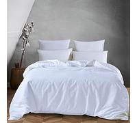 LSHARON All Seasons Weight 100% Mulberry SILK Filled Duvet Quilt for Bedding White -Queen (180 X 210cm) 2-4 Tog