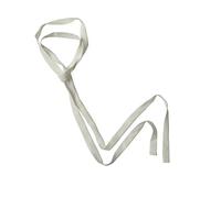 LSHARON Silk Women's 100% Mulberry Silk Scarf Thin Skinny Scarf Boyfriend Tie Necktie Choker 180cm * 1.5cm (White)