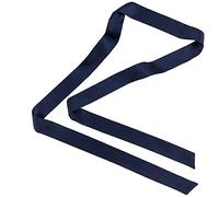 LSHARON Silk Women's 100% Mulberry Silk Scarf Thin Skinny Scarf Boyfriend Tie Necktie Choker 200cm * 4cm (Navy Blue)