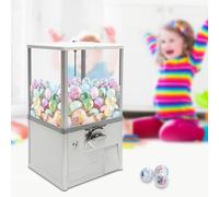 LSHFYV Mini Vending Machine, Vending Machines for Business, Commercial Candy Gumball Machine Huge Load Capacity Candy Vending Machine for Game Stores and Retail Stores for 4.5-5.5cm Ball,White