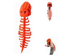 Lshnrd Wearable Dinosaur Skeleton Plush,Realistic 3D Skeleton Design Dinosaur Skull Outfit,Halloween Themed Costume