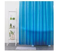 LshyMn Blue EVA Shower Curtain 71x71 Inches,Liner 3D Clear Bathroom Shower Curtains, Clear EVA Shower Liner for Shower Stall with Hooks YLYZMN1