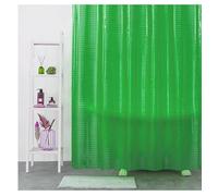LshyMn Green Transparent Shower Curtain Liner 71x71 Inches, EVA 3D Clear Bathroom Curtain With Hooks for Shower Stall YLYZMN2