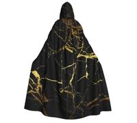 LSJRBWTD Black marble Halloween Hooded Cloak for Adults | Full Length Cosplay Cape Costume Fantasy Robe with Oversized Hood for Masquerade Carnival Stage Events