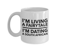 Lsjuee Dating a South African - South African Mug - South African Partner - South African Gift - South Africa Gift
