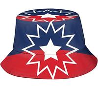 Lsjuee Juneteenth Emancipation Day Bucket Hat Sun Cap Packable Outdoor Beach Fisherman Hats for Women and Men Black