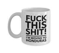 Lsjuee Moving to Honduras Relocating to Honduras Gift Honduras Mug Co Worker Relocation Present Immigration to Honduras Moving Away Mug