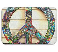 Lsjuee War and Peace Metal Signs I'm Mostly Peace Love and Light Sign Bar Wall Decor Room Decor Living Room Decor Retro Personalized Gifts Metal Signs 12 x 16 inch