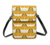 Lsjuee Whooping Crane Migration Wingspan Wallpaper Sunshine Crossbody Bag Crossbody Cell Phone Purse Women Pu Small Crossbody Wallet Purse Shoulder Bag
