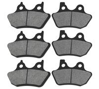 LSJWLY Front and Rear Brake Pads for Harley FLHTCU-I Electra Glide Ultra Classic/FLHRCi Road King Classic/Touring FLHT 2000-2007 Dyna FXDLi Dyna Low Rider 2006
