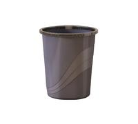 lskdnrufh 2PCS Small Trash Can Wastebasket Garbage Can Container Bins for Bathrooms, Laundry Room, Kitchens, Offices,Dorms Trash Bin(Gray,Small)