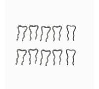 Lskioer 10Pcs Diesel Fuel Return Line Injector Clips for Duramax GM, LLY LBZ LMM Injectors 2004.5-2010, Replaces 97359750