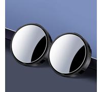 LSKJA Car Blind Spot Mirror for BMW Z1 E30 Z3 Z3M E36 i3 i3s i3-S iX, Adjustable Convex Small round mirror, Easy Stick-On Installation car accessories Pack 2,A-Black