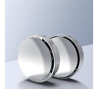 LSKJA Car Blind Spot Mirror for Mini Countryman One Cooper Cooper S Cooper SE, Adjustable Convex Small round mirror, Easy Stick-On Installation car accessories Pack 2,B-Silver