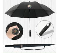 LSKJA Folding Umbrellas,Compact Umbrellas for Alfa Romeo Brera Spider GT 145 146 147 Travel in the Rain - UV Protected,Windproof,Strong,Durable,Premium Grip,B