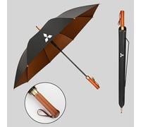 LSKJA Folding Umbrellas,Compact Umbrellas for Mitsubishi Eclipse Cross 2018-2022 2023 Travel in the Rain - UV Protected,Windproof,Strong,Durable,Premium Grip,B