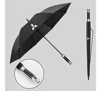 LSKJA Folding Umbrellas,Compact Umbrellas for Mitsubishi Eclipse Cross 2018-2022 2023 Travel in the Rain - UV Protected,Windproof,Strong,Durable,Premium Grip