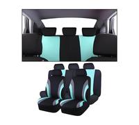 LSKJA For Volkswagen Beetle Passat Jetta B6 B7 B8 Car Seat Covers Set Front Seats Rear Bench Protectors Easy installations Rear Bench Split Classic,A Green