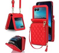 LSKOZU Case for Motorola Razr 2026 Red