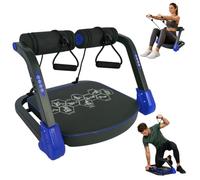 LSKSSNG Ab Machine,Sit Up Exercise Equipment & Core Machine, Adjustable Ab Trainer with 3 Resistance Levels and Removable Auxiliary Handle, Ab Core Trainer Abdominal Machine for Home Gym