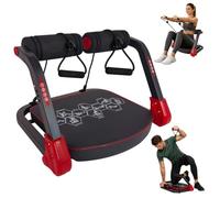 LSKSSNG Ab Machine,Sit Up Exercise Equipment & Core Machine, Adjustable Ab Trainer with 3 Resistance Levels and Removable Auxiliary Handle, Ab Core Trainer Abdominal Machine for Home Gym