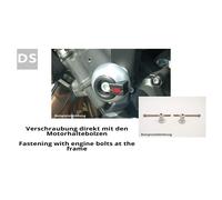 LSL CRASH PAD® Duke 125, 17- mounting kit, silver