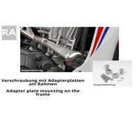 LSL Crash Pad® mounting kit t VTR 1000 F, 97-06, silver
