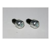 LSL CYLINDRICAL SMALL Bar End Weights, Ø 14 mm, silver