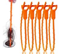 LSLCQW 5 Pack Drain Clog Remover, Snake Drain Cleaner for Hair Clog Removal in Shower, Kitchen Sinks, Bathtubs and Toilets