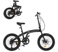 LSLIFE 20 Inch Folding Bike for Adult, 7-Speed Folding Bicycle for Women Men Teens Lightweight Foldable Bike Easy Folding City Bicycle (Classic, Grey)