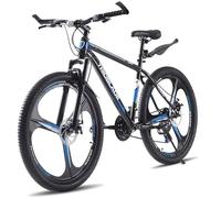 LSLIFE 24/26/27.5 Inch Mountain Bikes 21 Speed Mountain Bicycles for Adult | 21-Speed; Disc Brakes; Shock Absorber; 3 Spoke Wheels; For Mens Boys