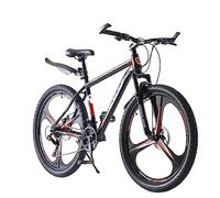 LSLIFE 24/26/27.5 Inch Mountain Bikes 21 Speed Mountain Bicycles for Adult | 21-Speed; Disc Brakes; Shock Absorber; 3 Spoke Wheels; For Mens Boys