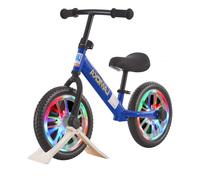 LSLIFE Balance Bike with LED Lights for Kids Toddlers 12 Inch Training Bicycle for 2-6 Years Old Boys Girls Baby First No Pedal Bike with Parking Stand Adjustable Handlebar/Seat (Blue)