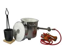 LSMIITTH 6KG Gas Melting Furnace Propane Forge Copper Gold Silver Casting Tool