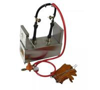 LSMIITTH Portable Propane Forge Double Burner with Double Doors for Knife Making, Blacksmithing