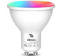 LSMotiv Smart WiFi LED GU10 5W Spot Light Bulb Dimmable Spotlight RGB + Warm + Cool Light Compatible with Alexa Echo,Google Home, App or Voice Control, Timer, 2.4GHz Network [2 Pack]