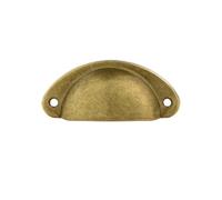 LSNNMU 10 Pcs Retro Cabinet Door Knobs Furniture Hardware Wardrobe Drawer Pulls Push-Pull Shell Handle Kitchen for Cabinets(Color 2)